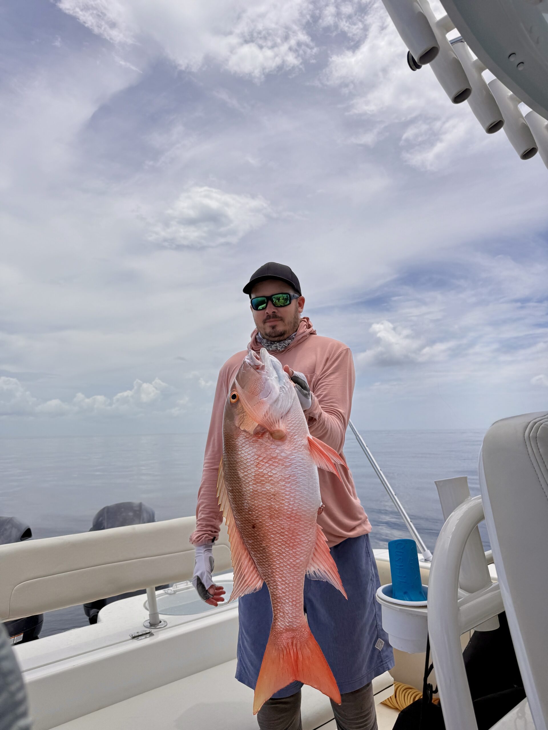 Florida Keys fishing – Greg with mutton snapper catch